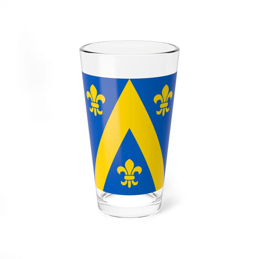 Flag of Lopatyn (Ukraine) Pint Glass 16oz 16oz - Go Mug Yourself