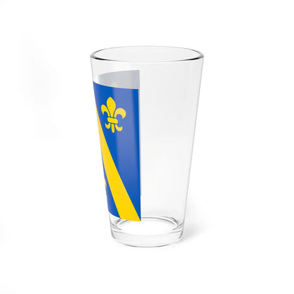 Flag of Lopatyn (Ukraine) Pint Glass 16oz - Go Mug Yourself