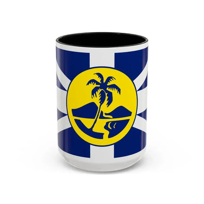 Flag of Lord Howe Island New South Wales Australia - Accent Coffee Mug 15oz Black - Go Mug Yourself