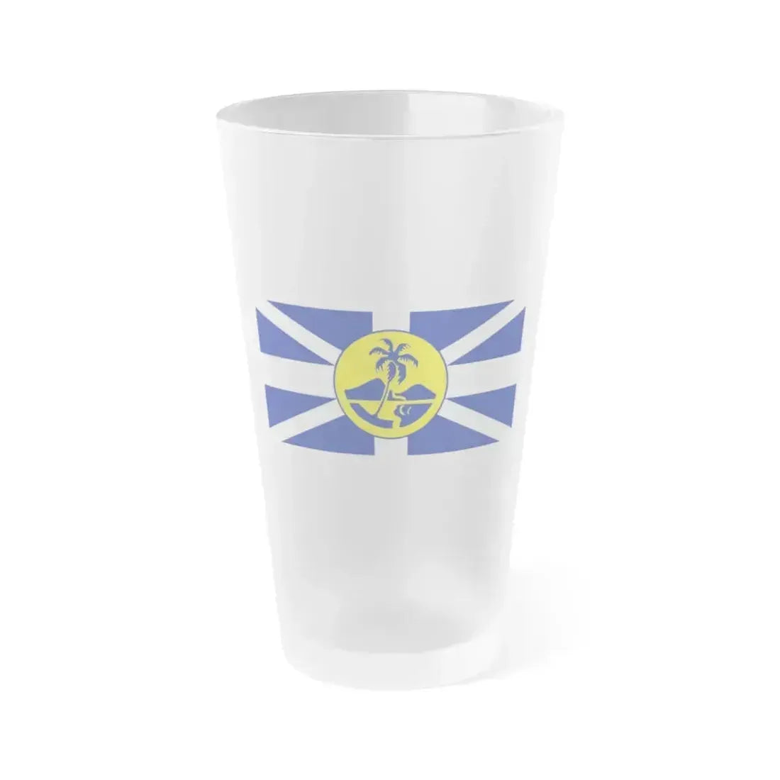 Flag of Lord Howe Island New South Wales Australia - Frosted Pint Glass 16oz 16oz Frosted - Go Mug Yourself