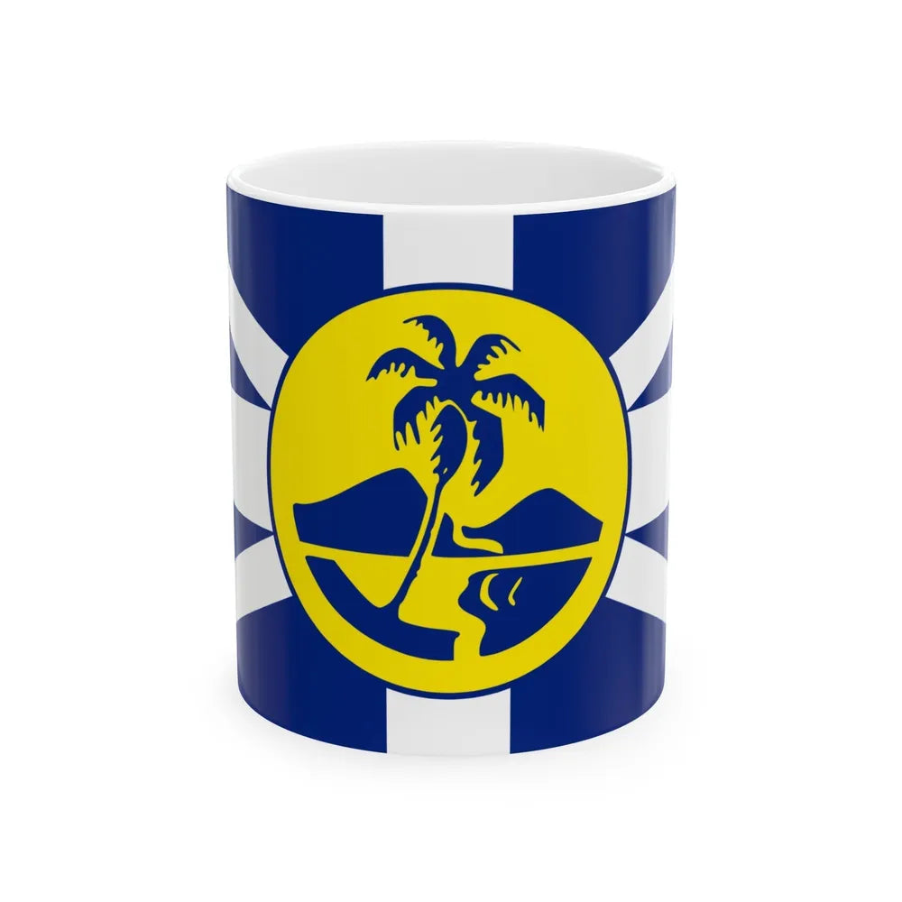 Flag of Lord Howe Island New South Wales Australia - White Coffee Mug-11oz-Go Mug Yourself