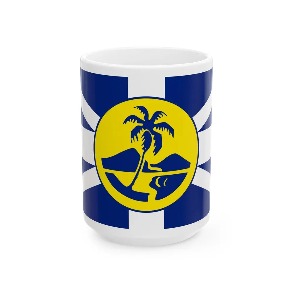 Flag of Lord Howe Island New South Wales Australia - White Coffee Mug-15oz-Go Mug Yourself