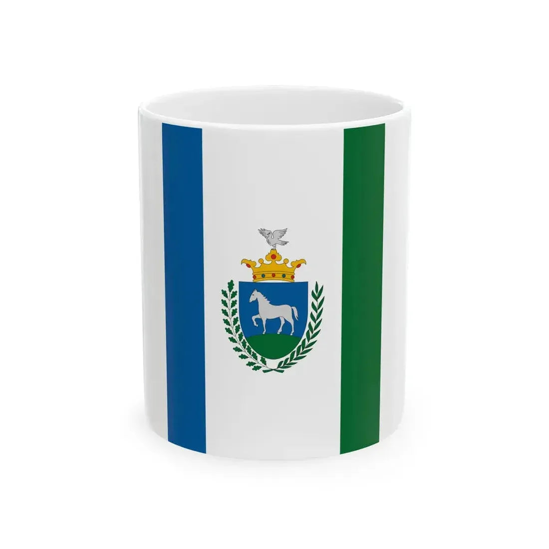 Flag of Lorev variant (Hungary) White Coffee Mug 11oz - Go Mug Yourself