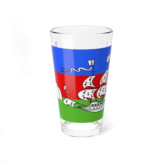 Flag of Lorient (France) Pint Glass 16oz 16oz - Go Mug Yourself