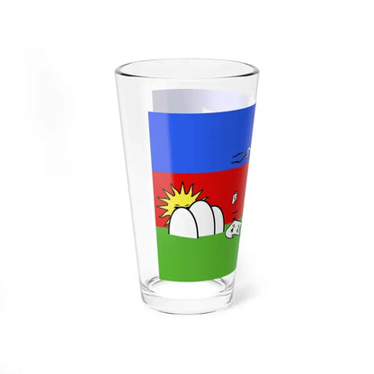 Flag of Lorient (France) Pint Glass 16oz - Go Mug Yourself