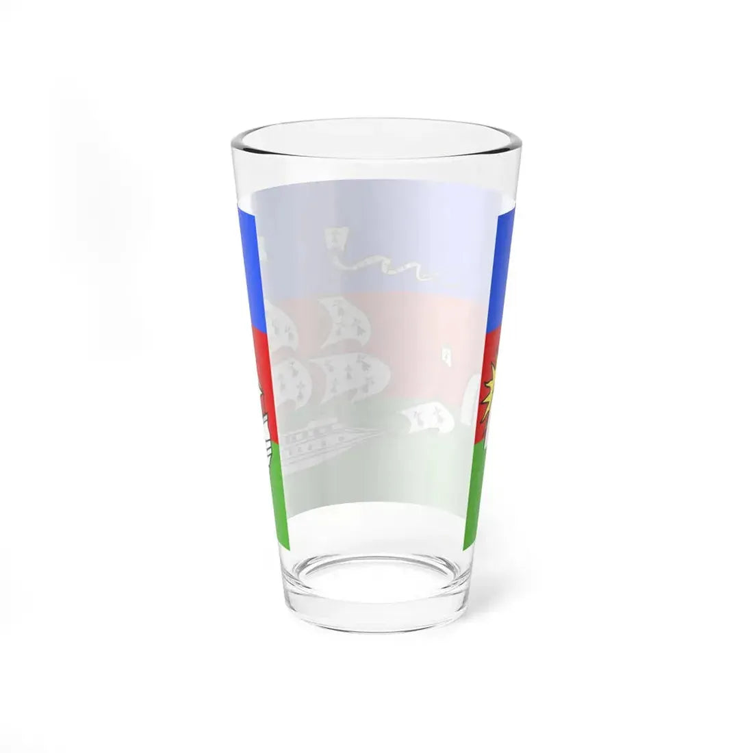Flag of Lorient (France) Pint Glass 16oz - Go Mug Yourself