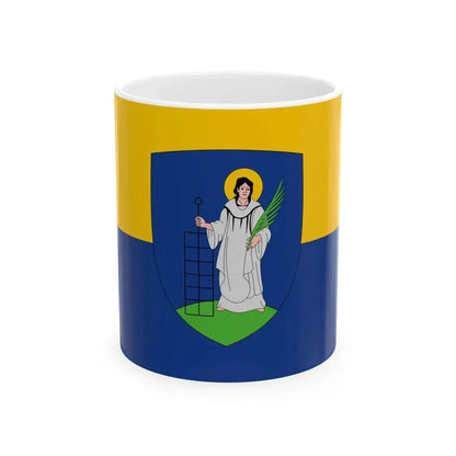 Flag of Lorinci (Hungary) White Coffee Mug 11oz - Go Mug Yourself