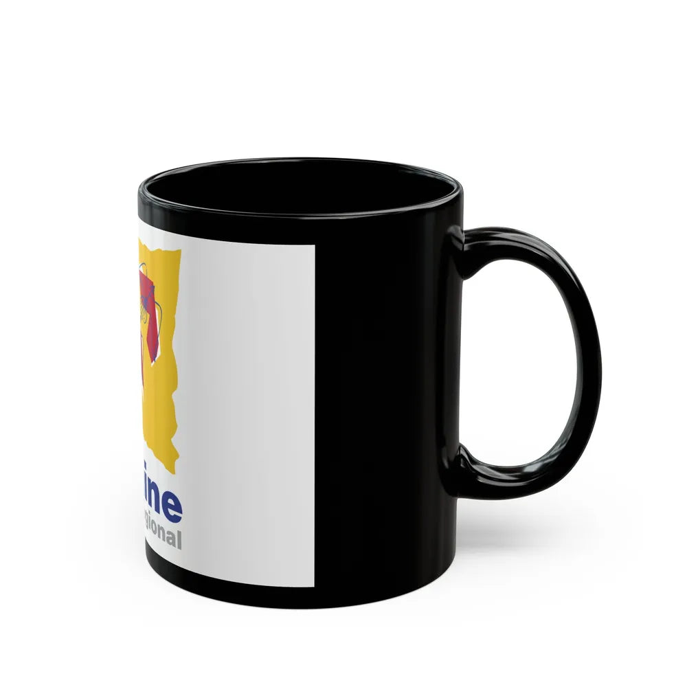 Flag of Lorraine France 2 - Black Coffee Mug-Go Mug Yourself