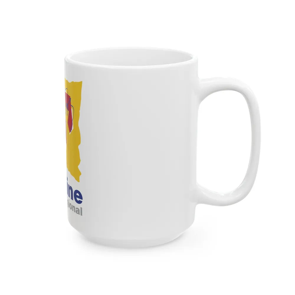 Flag of Lorraine France 2 - White Coffee Mug-Go Mug Yourself