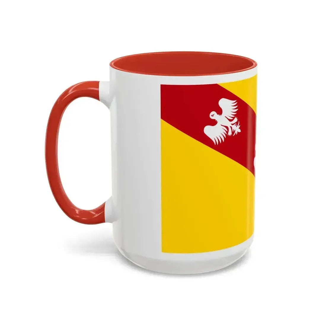 Flag of Lorraine France - Accent Coffee Mug - Go Mug Yourself