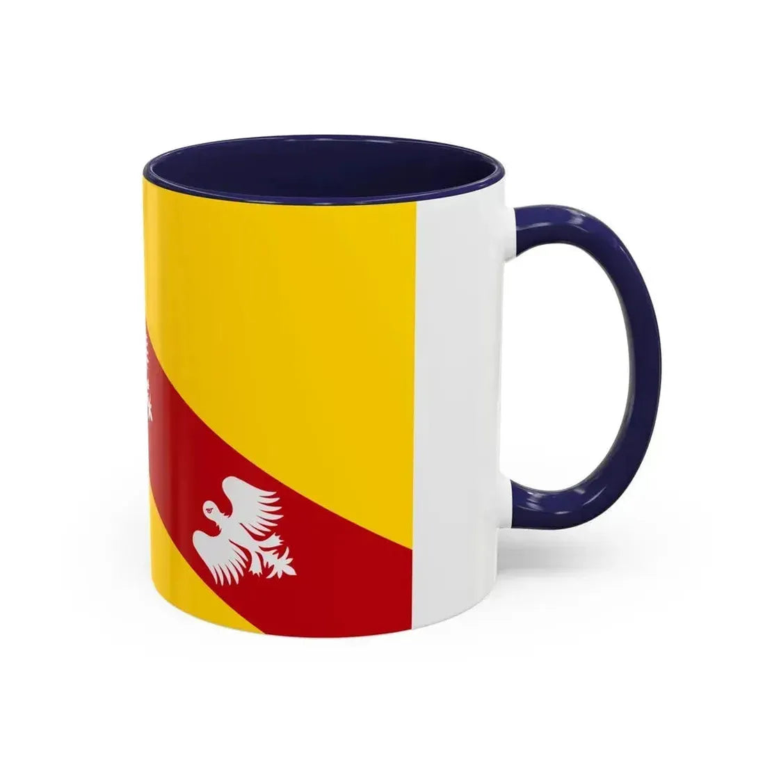 Flag of Lorraine France - Accent Coffee Mug - Go Mug Yourself