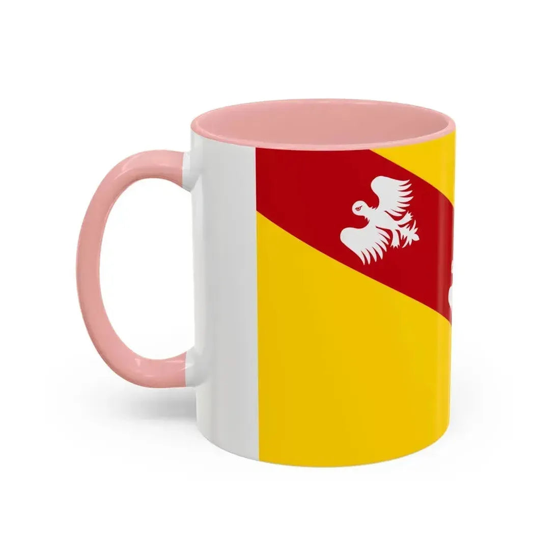 Flag of Lorraine France - Accent Coffee Mug - Go Mug Yourself