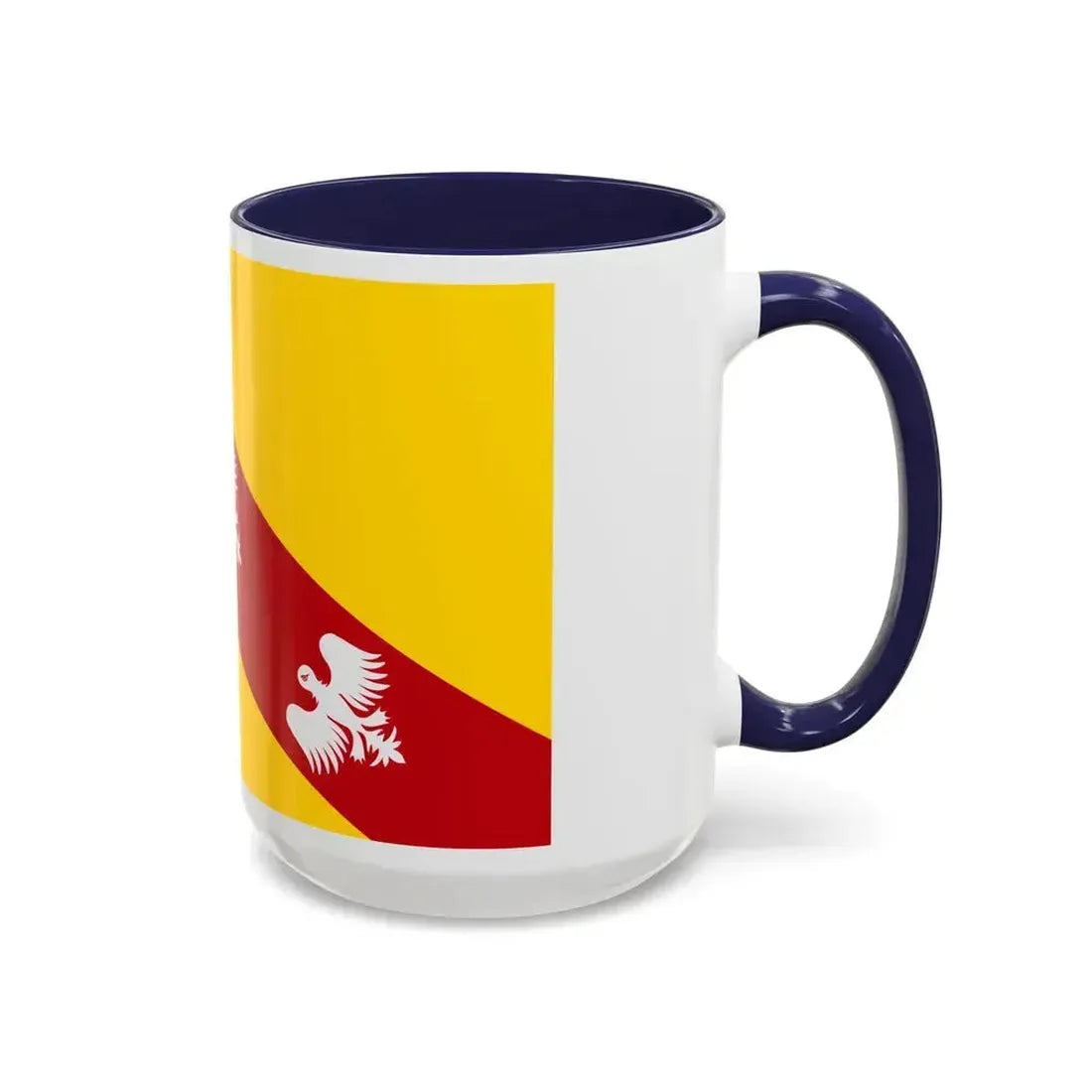 Flag of Lorraine France - Accent Coffee Mug - Go Mug Yourself