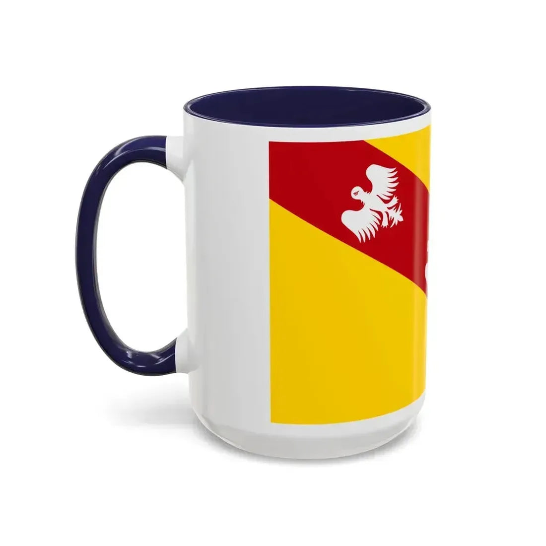 Flag of Lorraine France - Accent Coffee Mug - Go Mug Yourself