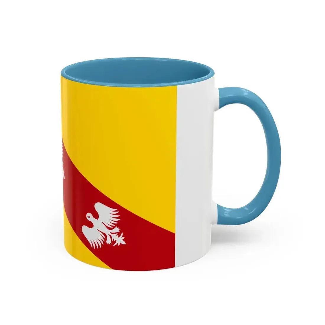 Flag of Lorraine France - Accent Coffee Mug - Go Mug Yourself