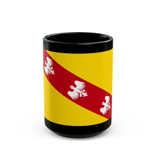 Flag of Lorraine France - Black Coffee Mug-15oz-Go Mug Yourself