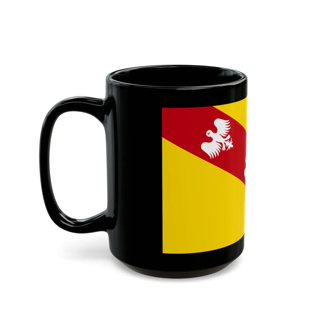 Flag of Lorraine France - Black Coffee Mug-Go Mug Yourself