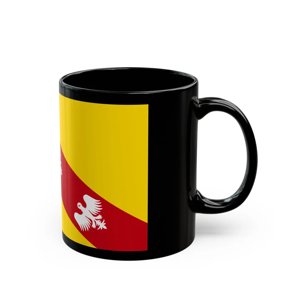 Flag of Lorraine France - Black Coffee Mug-Go Mug Yourself