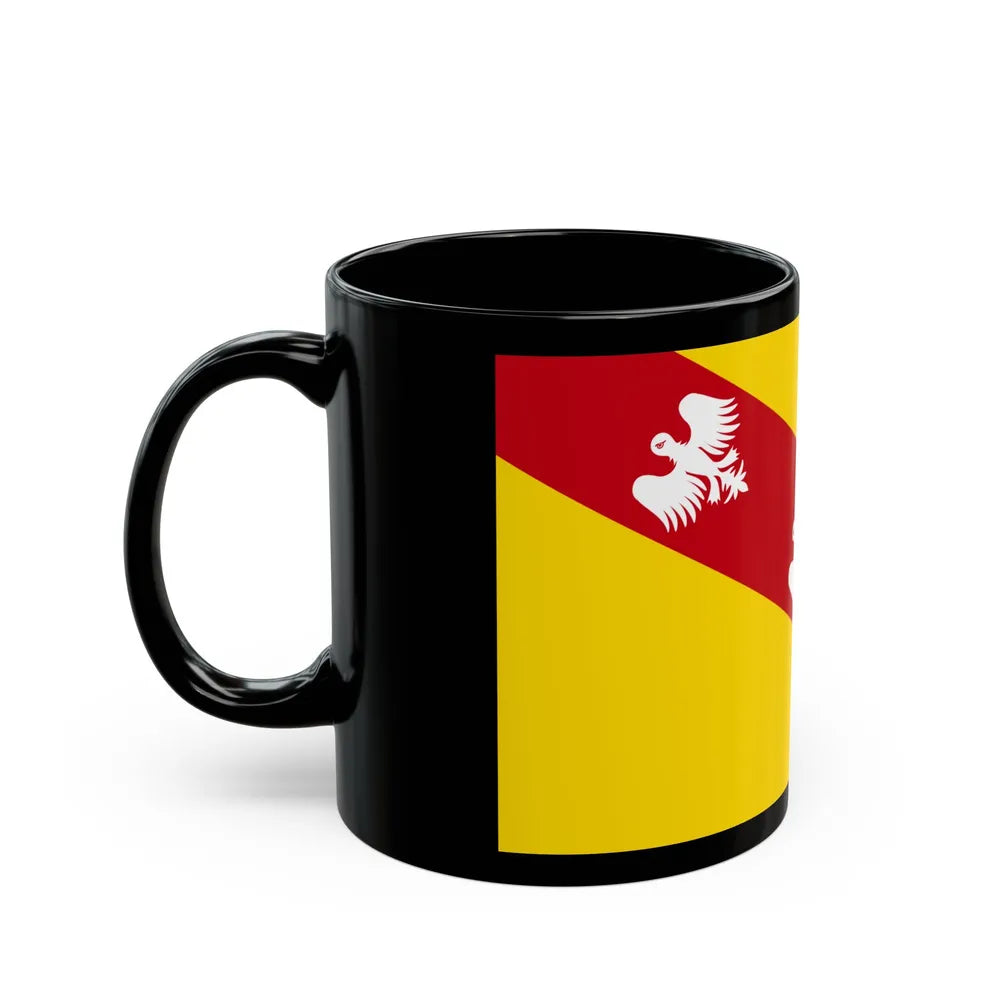 Flag of Lorraine France - Black Coffee Mug-Go Mug Yourself