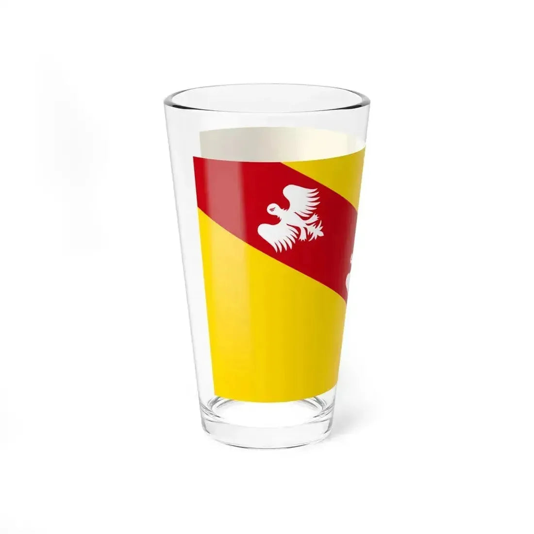 Flag of Lorraine France - Pint Glass 16oz - Go Mug Yourself