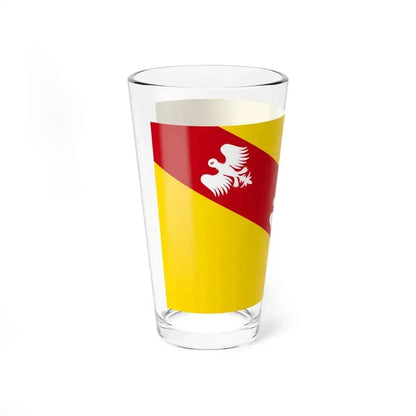 Flag of Lorraine France - Pint Glass 16oz - Go Mug Yourself