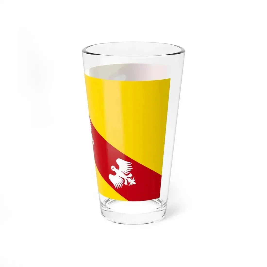 Flag of Lorraine France - Pint Glass 16oz - Go Mug Yourself