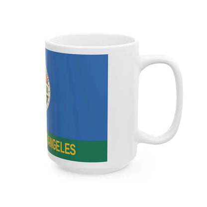 Flag of Los Angeles County California (United States) White Coffee Mug - Go Mug Yourself