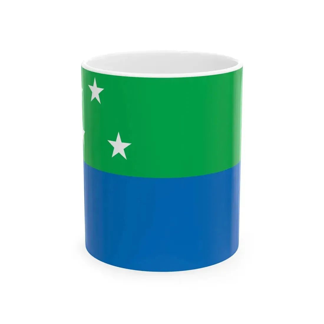 Flag of Los Lagos Region Chile (Chile) White Coffee Mug 11oz - Go Mug Yourself