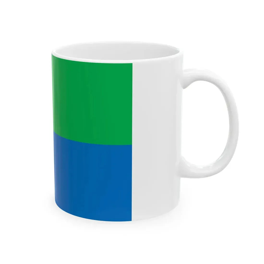 Flag of Los Lagos Region Chile (Chile) White Coffee Mug - Go Mug Yourself