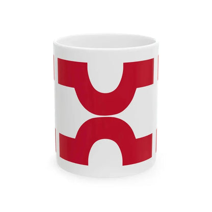 Flag of Losser (Netherlands) White Coffee Mug 11oz - Go Mug Yourself