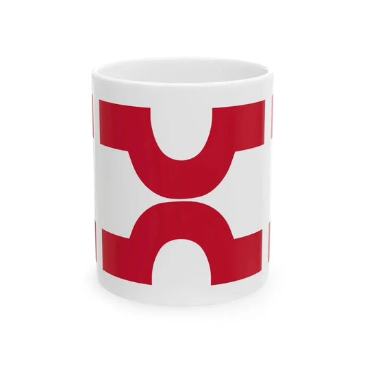 Flag of Losser (Netherlands) White Coffee Mug 11oz - Go Mug Yourself