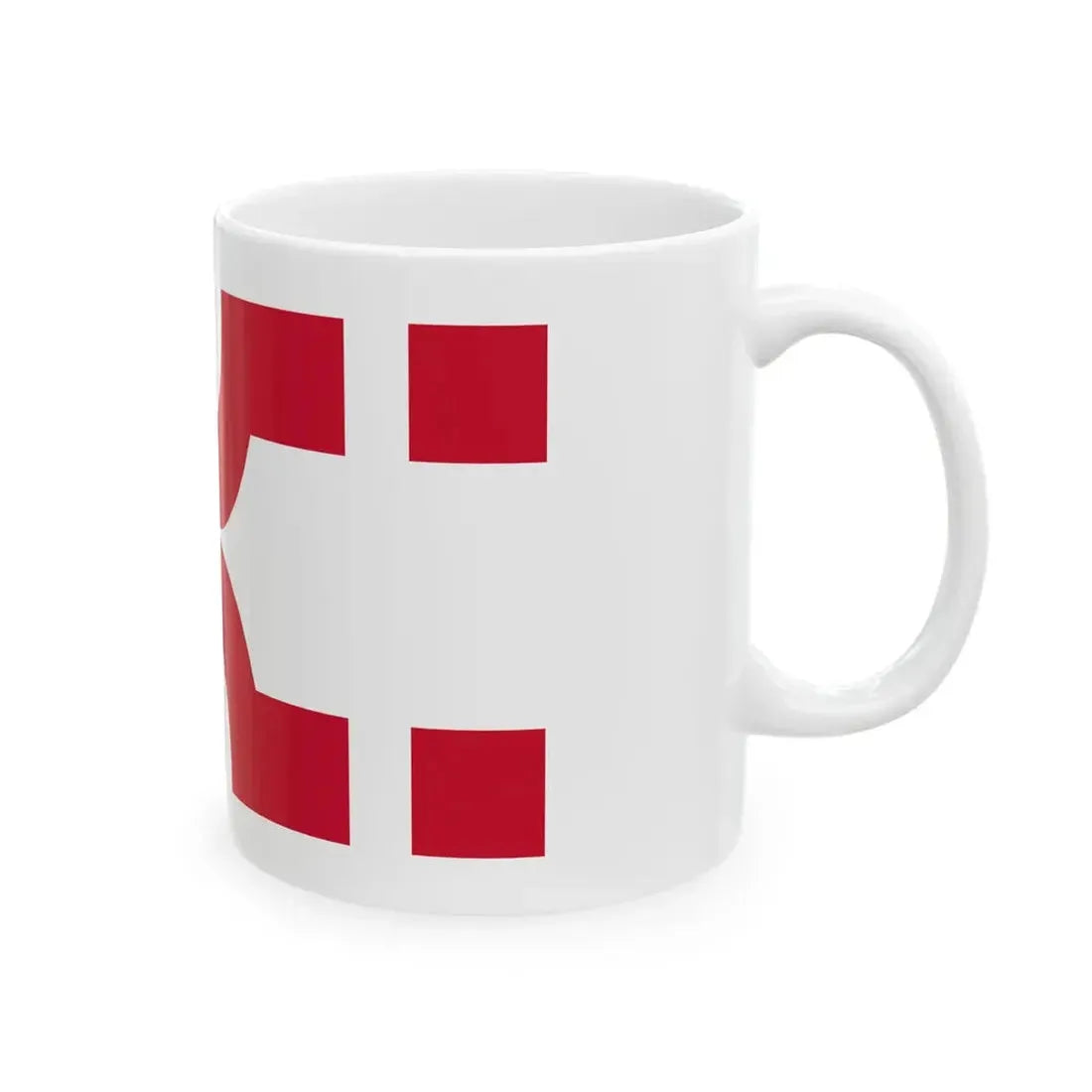 Flag of Losser (Netherlands) White Coffee Mug - Go Mug Yourself