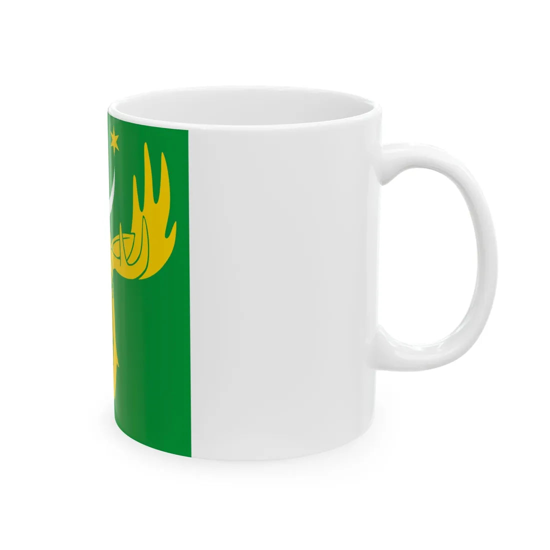 Flag of Losynets (Ukraine) White Coffee Mug - Go Mug Yourself