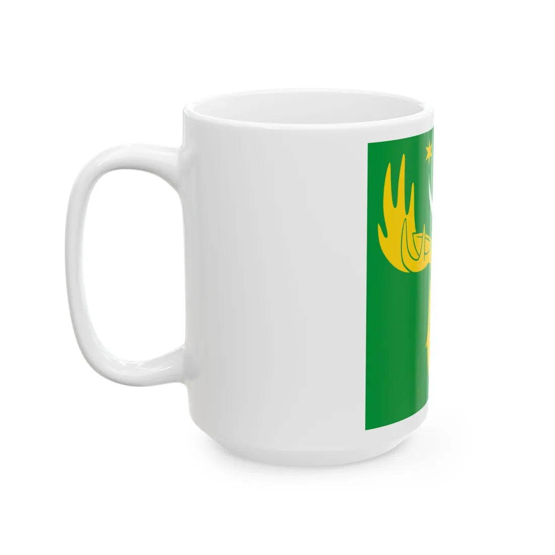 Flag of Losynets (Ukraine) White Coffee Mug - Go Mug Yourself