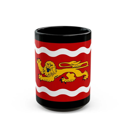 Flag of Lot et Garonne France - Black Coffee Mug-15oz-Go Mug Yourself