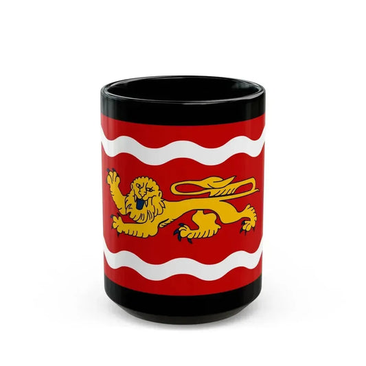 Flag of Lot et Garonne France - Black Coffee Mug 15oz - Go Mug Yourself