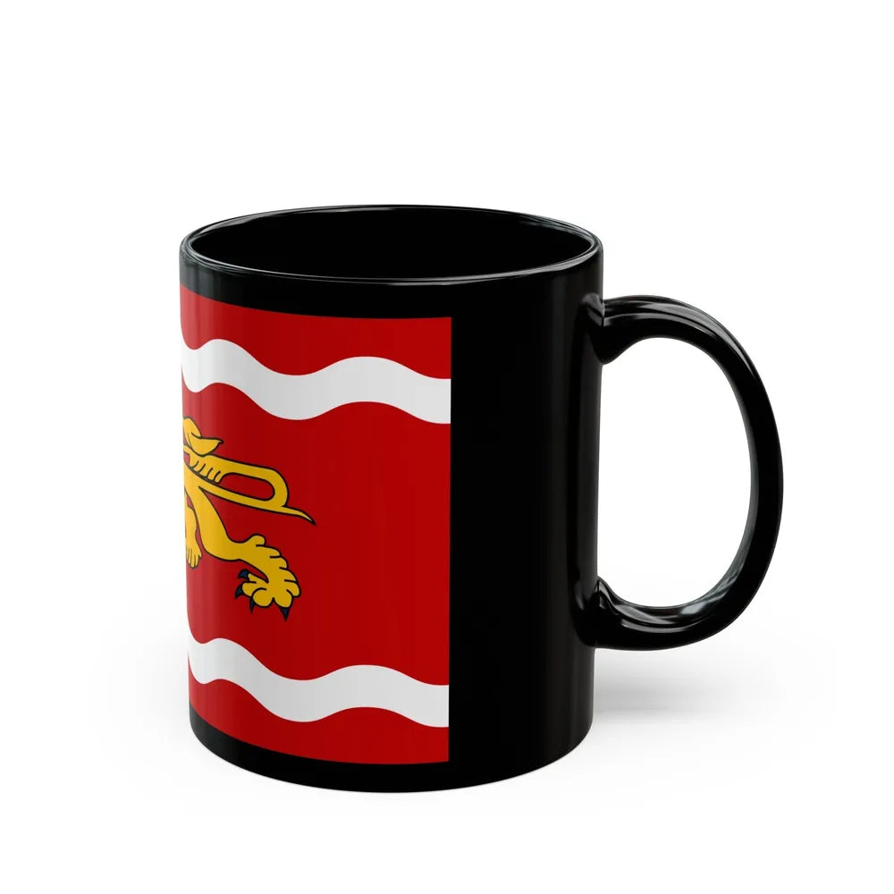 Flag of Lot et Garonne France - Black Coffee Mug-Go Mug Yourself