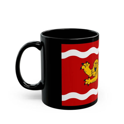 Flag of Lot et Garonne France - Black Coffee Mug-Go Mug Yourself