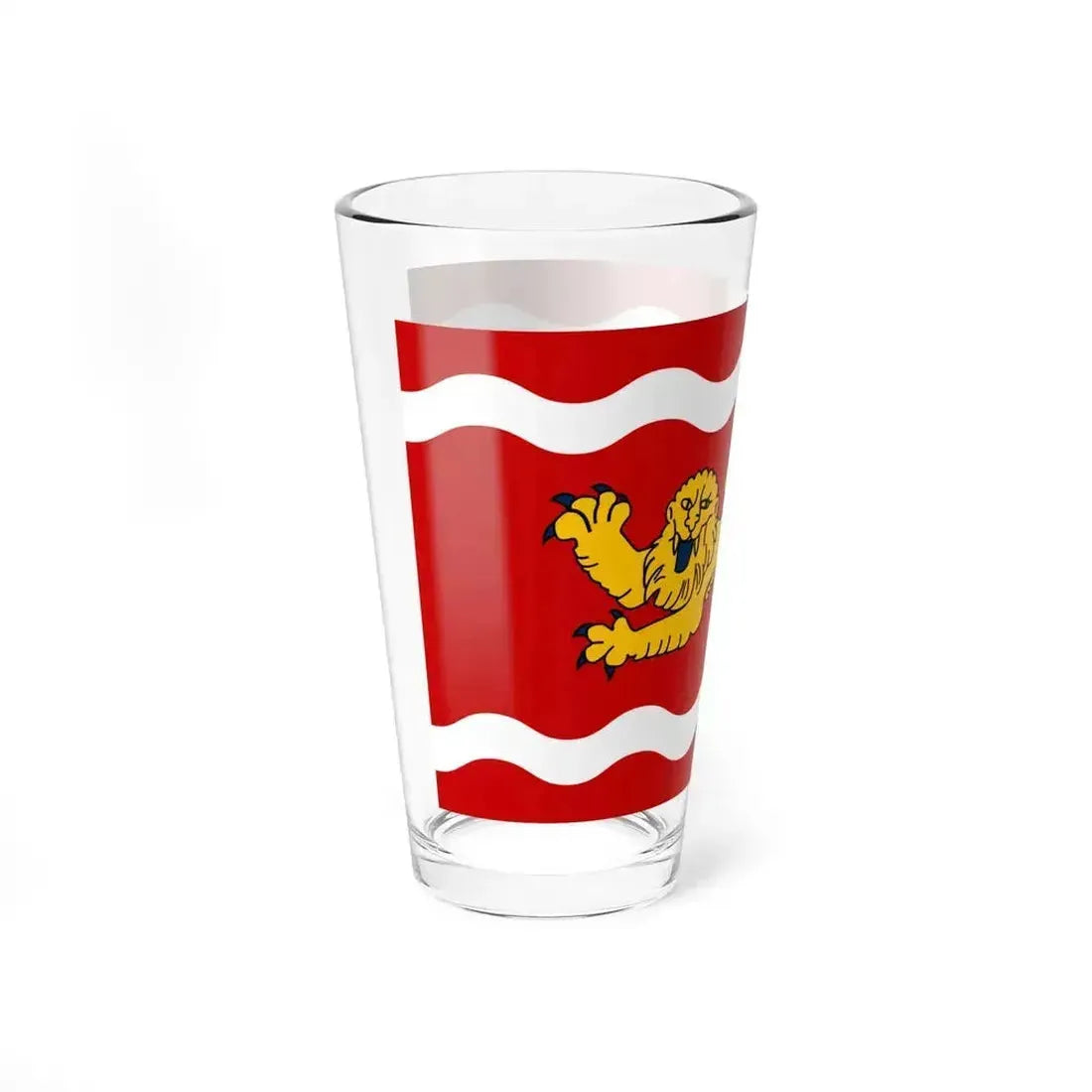 Flag of Lot et Garonne France - Pint Glass 16oz - Go Mug Yourself