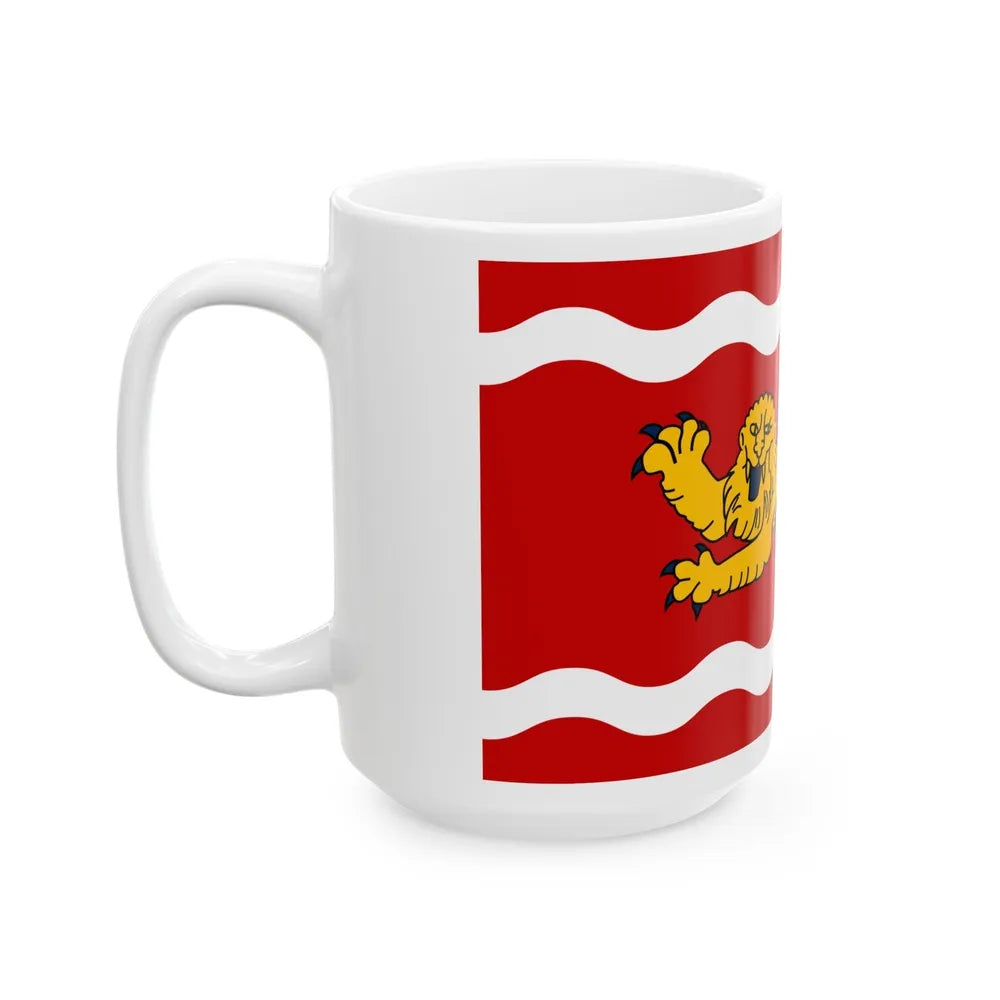 Flag of Lot et Garonne France - White Coffee Mug-Go Mug Yourself