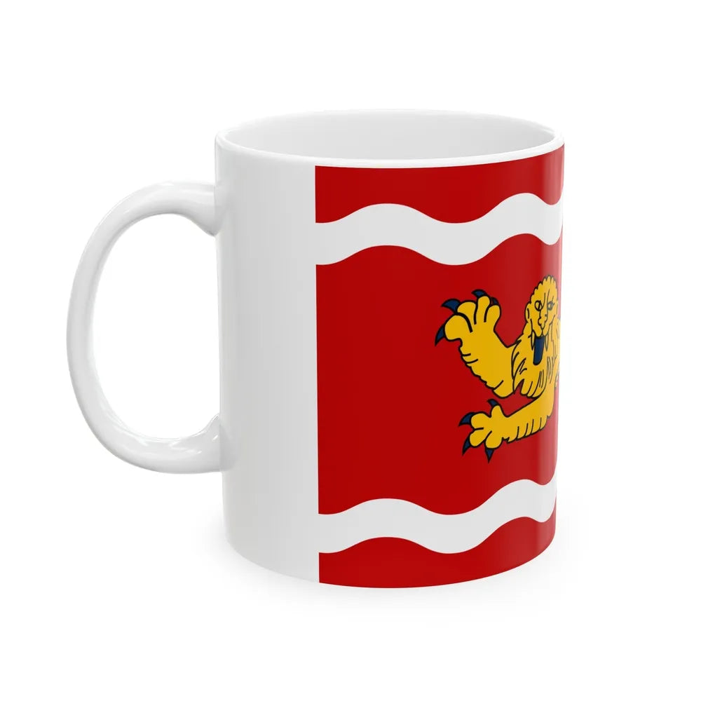 Flag of Lot et Garonne France - White Coffee Mug-Go Mug Yourself