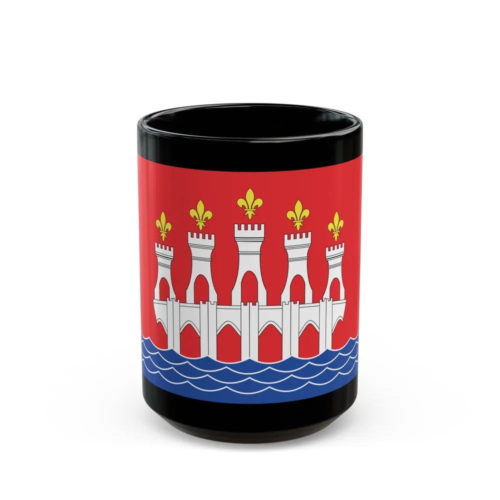 Flag of Lot France 2 - Black Coffee Mug-15oz-Go Mug Yourself