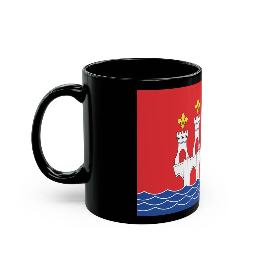 Flag of Lot France 2 - Black Coffee Mug-Go Mug Yourself