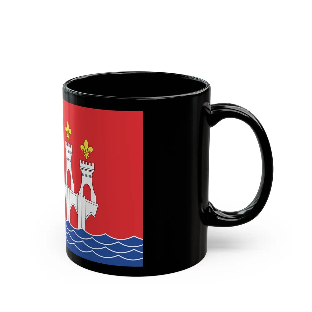 Flag of Lot France 2 - Black Coffee Mug-Go Mug Yourself