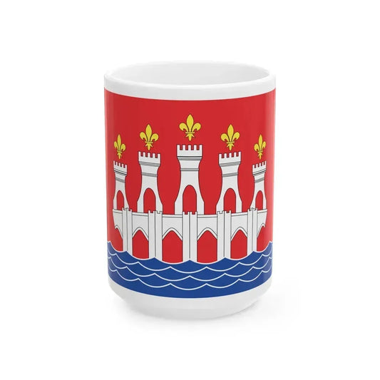 Flag of Lot France 2 - White Coffee Mug 15oz - Go Mug Yourself