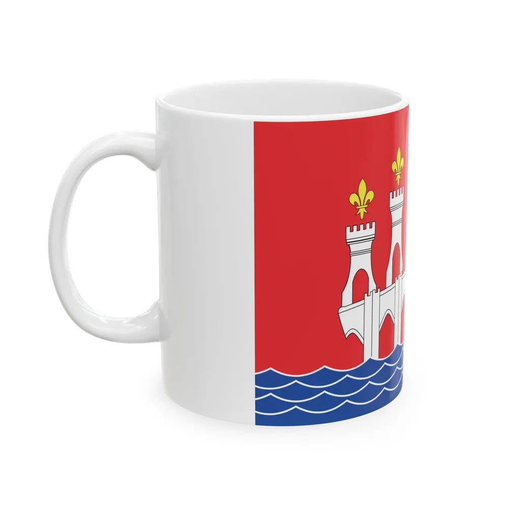 Flag of Lot France 2 - White Coffee Mug-Go Mug Yourself