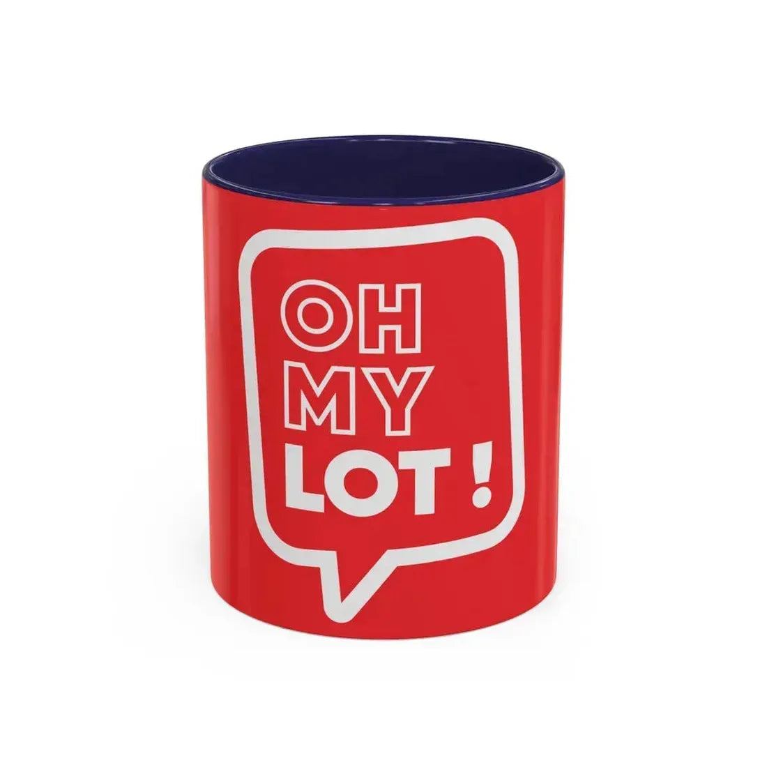 Flag of Lot France - Accent Coffee Mug 11oz Navy - Go Mug Yourself