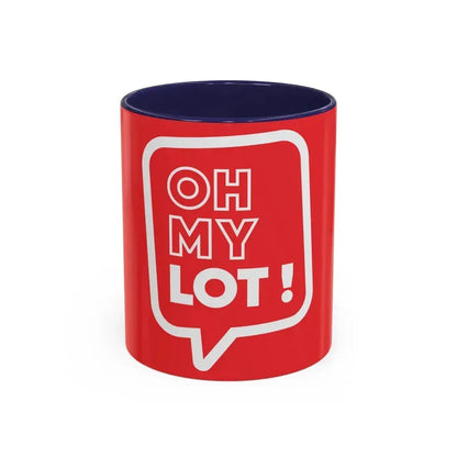 Flag of Lot France - Accent Coffee Mug 11oz Navy - Go Mug Yourself