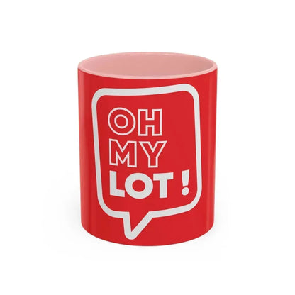 Flag of Lot France - Accent Coffee Mug 11oz Pink - Go Mug Yourself