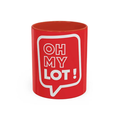 Flag of Lot France - Accent Coffee Mug 11oz Red - Go Mug Yourself
